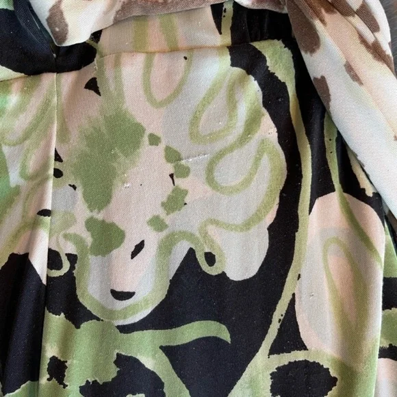 Emilio Pucci Black and Green Floral Wedding Dress - Picture 10 of 15